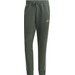 Spodnie dresowe męskie Essentials Fleece Tapered Cuff 3-Stripes Adidas - zielony