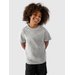 Koszulka dziewczęca TTSHF2332 4F - szary melanż