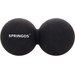 Piłka do masażu lacrosse podwójna 13x6,5cm Springos - czarna