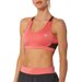Biustonosz sportowy damski Alpha Bra Mizuno - coral