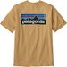 Koszulka męska P-6 Logo Responsibili Tee Patagonia - Beeswax Tan