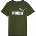 Koszulka juniorska Essentials+ 2 Colour Logo Tee Puma - zielony
