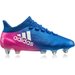 Buty piłkarskie korki X 16.1 SG Adidas - niebiesko-różowe