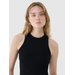 Bezrękawnik damski TSLEF119 4F - głęboka czerń