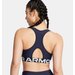 Biustonosz sportowy damski HG Mid Branded Under Armour - Midnight Navy/White