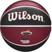Piłka do koszykówki NBA Team Tribute Miami Heat 7 Wilson - czarny/burgundowy