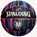 Piłka do koszykówki Marble 7 Spalding - czarna/różowa