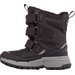 Buty, śniegowce Vipos Tex Jr Kappa - czarno-srebrne
