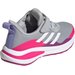 Buty FortaRun Elastic Lace Top Strap Jr Adidas - różowe/szare