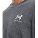 Koszulka męska Logo Embroidered Heavyweight Under Armour - Pitch Gray Medium Heather / White
