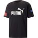 Koszulka męska Power Colorblock Logo Puma - czarny