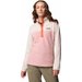 Bluza polarowa damska Benton Springs 1/2 Snap Pull Over II Columbia - eraser pink, dark stone, tuscan