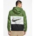 Kurtka męska Sportswear Swoosh Woven Nike - zieleń/biel/czerń