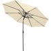 Parasol ogrodowy duży Circo 300cm Luverno - beżowy Parasol ogrodowy duży Circo 300cm Luverno - beżowy