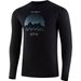 Longsleeve termoaktywny męski Outdoor Wool Pro Brubeck - czarny