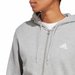 Bluza damska Essentials Linear Full-Zip Adidas - szara