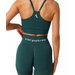 Legginsy bezszwowe damskie Allure Carpatree - Forest Green