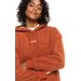 Bluza damska Call Me Sherpa Fleece Hoodie Roxy - pomarańczowy