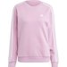 Bluza damska Essentials 3-Stripes Fleece Sweatshirt Adidas - jasnoróżowy