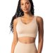 Biustonosz sportowy damski Simply Seamless Bra Carpatree - Perfect Beige