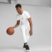 Koszulka męska Hoops Team SS Puma - white
