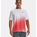 Koszulka męska Tech Fade Under Armour - biały/czerwony