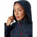 Kurtka damska Crew Hooded Midlayer Helly Hansen - czarny