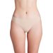 Stringi damskie Pure Stretch NS Thong 3 pary Under Armour - kremowe
