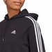 Bluza damska Essentials 3-Stripes French Terry Crop Hoodie Adidas - czarna