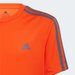 Koszulka juniorska Designed 2 Move 3-Stripes Tee Adidas - pomarańczowa