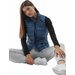 Kamizelka damska 4FAW23TVESF072 4F - denim
