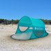 Namiot plażowy samorozkładający, parawan EasyShade UV50 Outtec - turkusowy