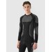 Longsleeve termoaktywny męski USEAM165 4F - głęboka czerń