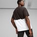 Koszulka męska Power Colorblock Tee Logo Puma - czarny/biały