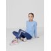 Legginsy dziewczęce HJL22 JLEG002 4F - niebieskie