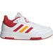 Buty Tensaur Sport Training Lace Jr Adidas - Cloud White/Collegiate Red/Collegiate Gold