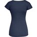 Koszulka damska Puez Melange Dry S/S Tee Salewa - navy blazer melange