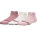 Skarpety Breathe No Show Tab 3 pary Under Armour - Tourmaline Pink/Stone/Dark Maroon