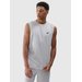 Bezrękawnik męski TSLEM125 4F - chłodny jasny szary melanż