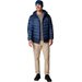 Kurtka puchowa męska Autumn Park II Down Hooded Columbia - Dark Mountain, Collegiate Navy