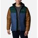 Kurtka puchowa męska Powder Lite Hooded Columbia - dark mountain/spruce/delta