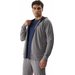 Bluza męska 4FAW23TFSWM209 4F - chłodny jasny szary melanż