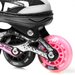 Rolki regulowane z wymienną płozą Quattro 4w1 Spokey - różowe