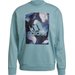 Bluza damska U4U Soft Knit Sweatshirt Adidas - niebieski