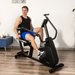 Rower poziomy z obrotowym siedziskiem XBR8000 Gymtek