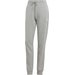 Spodnie dresowe damskie Essentials Linear French Terry Cuffed Adidas - szare/białe