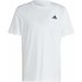 Koszulka męska Essentials Single Jersey Embroidered Small Logo Adidas - biała