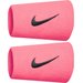 Frotki na rękę szerokie Swoosh Doublewide Nike - różowe