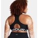 Biustonosz sportowy damski HG Mid Branded Under Armour - Black/White