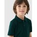 Koszulka chłopięca polo TPTSM478 4F - ciemna zieleń